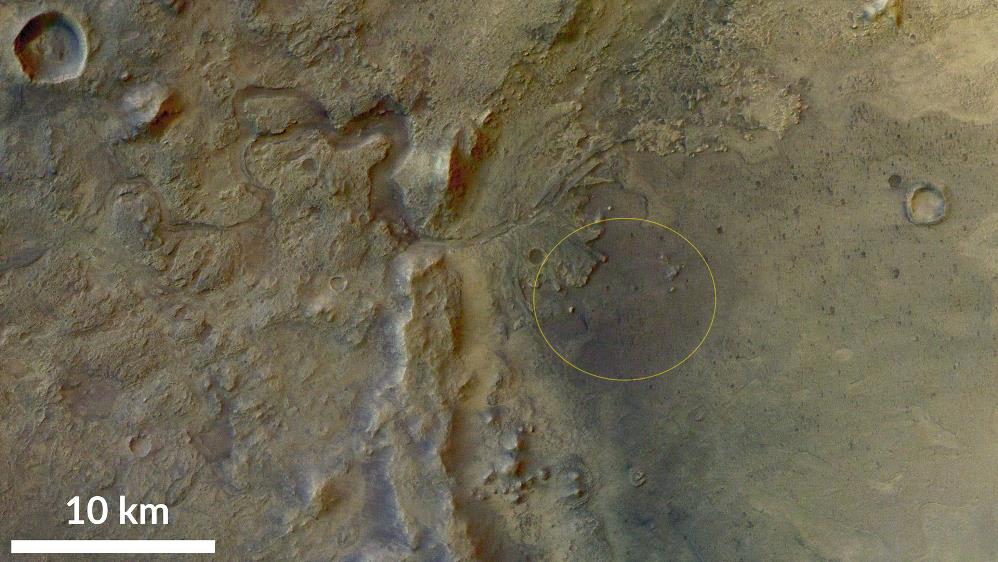 20181119 H0988 0000 rgb jezero ellipse - خبری از کاوشگر «مریخ ۲۰۲۰»