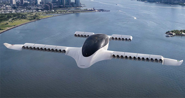 پرواز آزمایشی تاکسی پرنده لیلیوم با موفقیت انجام شد Lilium J008 air taxi flying into new york print 1000x734 - پرواز آزمایشی تاکسی پرنده لیلیوم با موفقیت انجام شد