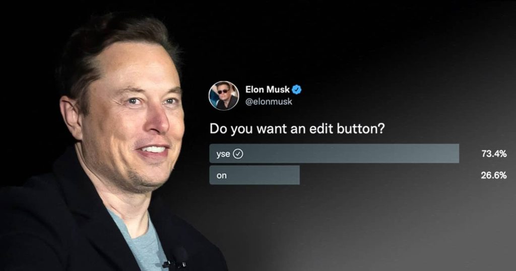 Elon musk twitter vote 3 1024x539 - ایلان ماسک با به دست گرفتن قدرت در توییتر، حالا دستور اولین تغییر را صادر کرد