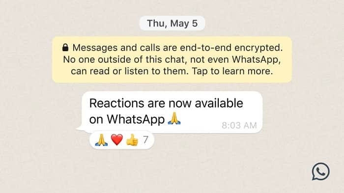 WhatsApp brings much larger file sharing bigger groups and emoji reactions with latest update - آپدیت جدید واتساپ منتشر شد؛ اشتراک گذاری فایلهای حجیم، گروه های بزرگتر و ایموجی ری‌اکشن