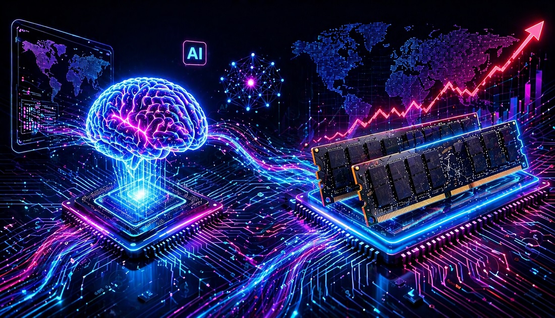 global semiconductor memory shortage - کمبود جهانی RAM و SSD در سال ۲۰۲۶؛ هوش مصنوعی چرا بازار حافظه را تحت فشار گذاشته است؟