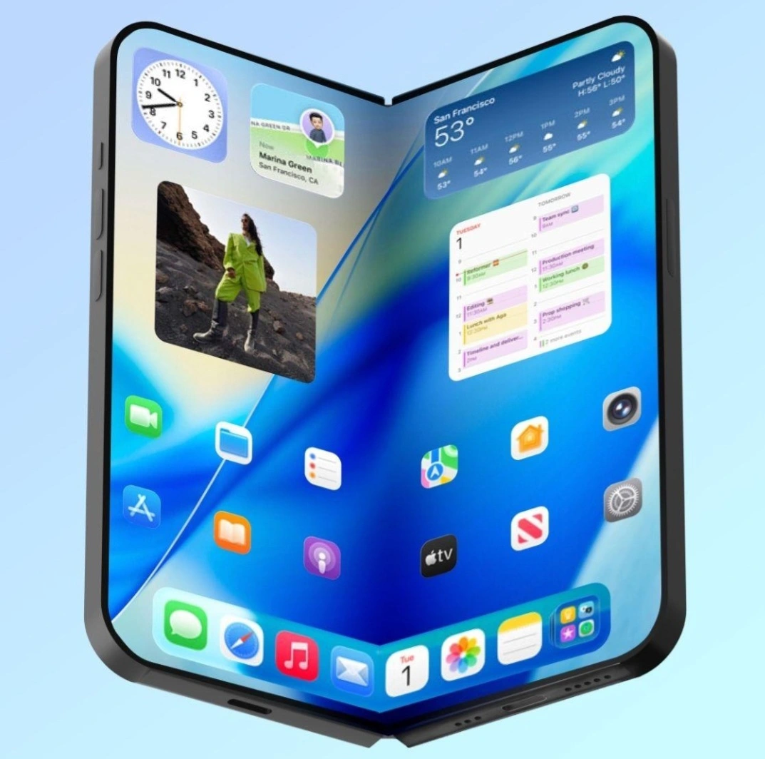 iphone foldable display iphone duo - آیفون تاشو و چالش نمایشگر؛ آیا iPhone Duo واقعاً بدون مشکل است؟